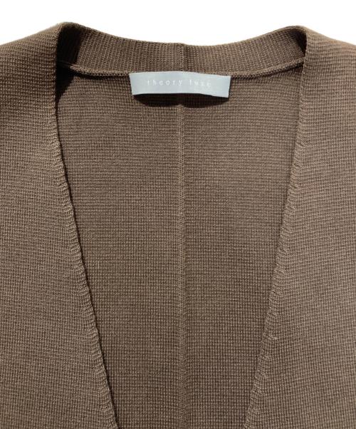 theory luxe（セオリーリュクス）theory luxe (セオリーリュクス) ニットベスト ブラウン サイズ:SIZE 38の古着・服飾アイテム