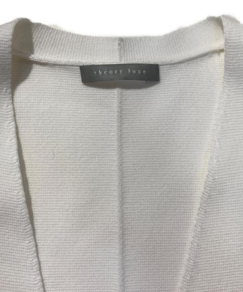 theory luxe（セオリーリュクス）theory luxe (セオリーリュクス) ニットベスト ホワイト サイズ:SIZE 38の古着・服飾アイテム