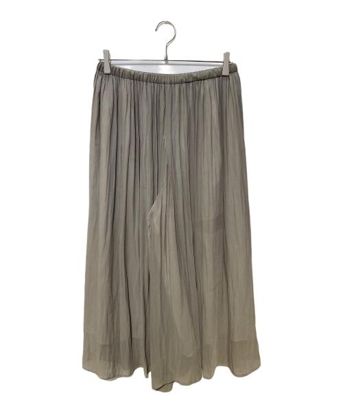BEARDSLEY（ビアズリー）BEARDSLEY (ビアズリー) シワシフォンギャザーパンツ グリーン サイズ:SIZE 2の古着・服飾アイテム