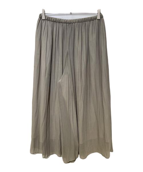 BEARDSLEY（ビアズリー）BEARDSLEY (ビアズリー) シワシフォンギャザーパンツ グリーン サイズ:SIZE 2の古着・服飾アイテム