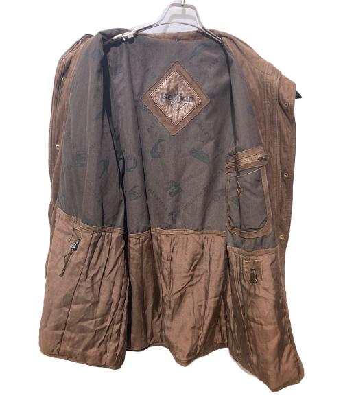 PATRICIA（パトリシア）PATRICIA (パトリシア) ラムレザー比翼ジャケット ブラウン サイズ:SIZE52の古着・服飾アイテム