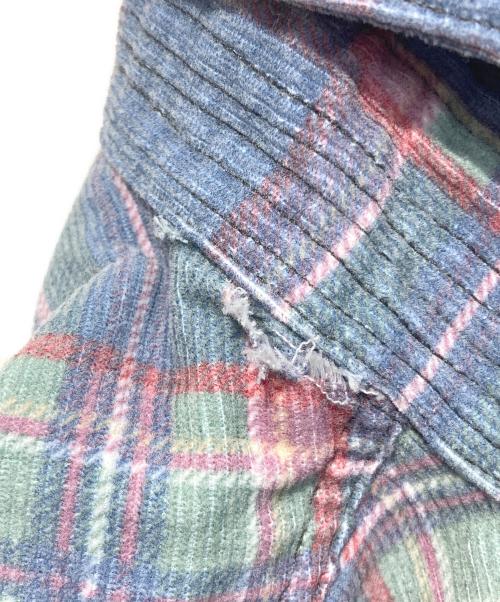 Engineered Garments（エンジニアド ガーメンツ）Engineered Garments (エンジニアド ガーメンツ) コーデュロイチェックシャツ マルチカラー サイズ:Sの古着・服飾アイテム