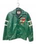 CLUB JACKET（クラブジャケット）の古着「レザースタジャン」｜グリーン