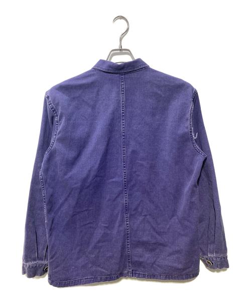 German Army（ドイツ軍）German Army (ドイツ軍) ジャーマンクロスワークジャケット パープル サイズ:SIZE50の古着・服飾アイテム