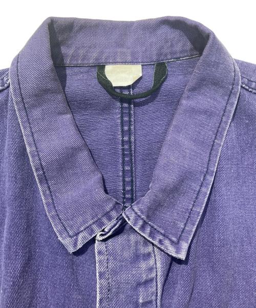 German Army（ドイツ軍）German Army (ドイツ軍) ジャーマンクロスワークジャケット パープル サイズ:SIZE50の古着・服飾アイテム