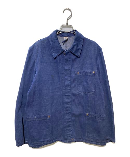 GERMAN USED（ジャーマンユーズド）GERMAN USED (ジャーマンユーズド) ジャーマンワークジャケット ネイビー サイズ:48の古着・服飾アイテム