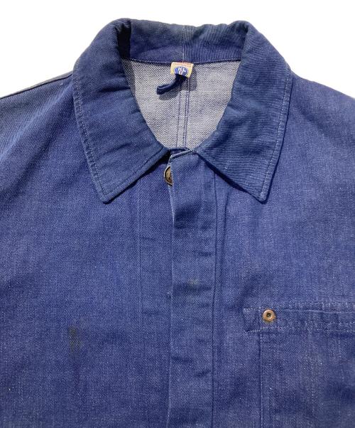 GERMAN USED（ジャーマンユーズド）GERMAN USED (ジャーマンユーズド) ジャーマンワークジャケット ネイビー サイズ:48の古着・服飾アイテム