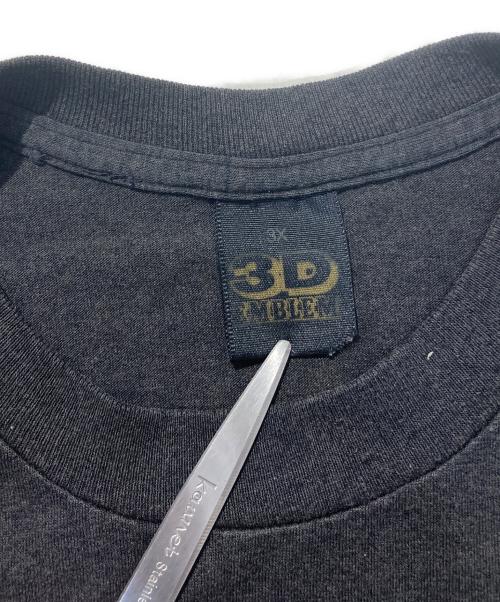 3D EMBLEM（3dエンブレム）3D EMBLEM (3dエンブレム) ウルフプリントTシャツ ブラック サイズ:3XLの古着・服飾アイテム