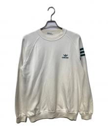 adidas（アディダス）の古着「トレフォイルロゴスウェット」｜ホワイト