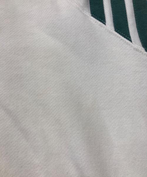 adidas（アディダス）adidas (アディダス) トレフォイルロゴスウェット ホワイト サイズ:Lの古着・服飾アイテム