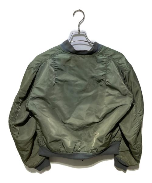 ALPHA（アルファ）ALPHA (アルファ) MA-1ジャケット カーキ サイズ:Mの古着・服飾アイテム