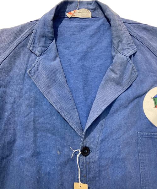 GIUSEPPE GIUBILEI（ジュゼッペジュビリー）GIUSEPPE GIUBILEI (ジュゼッペジュビリー) ユーロワークコート スカイブルー サイズ:54の古着・服飾アイテム