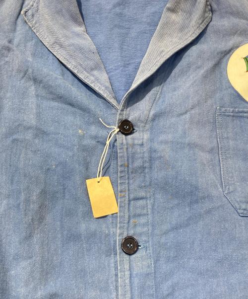 GIUSEPPE GIUBILEI（ジュゼッペジュビリー）GIUSEPPE GIUBILEI (ジュゼッペジュビリー) ユーロワークコート スカイブルー サイズ:54の古着・服飾アイテム