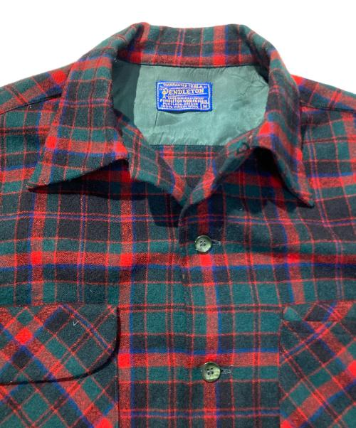 PENDLETON（ペンドルトン）PENDLETON (ペンドルトン) チェックボードシャツ レッド サイズ:Mの古着・服飾アイテム