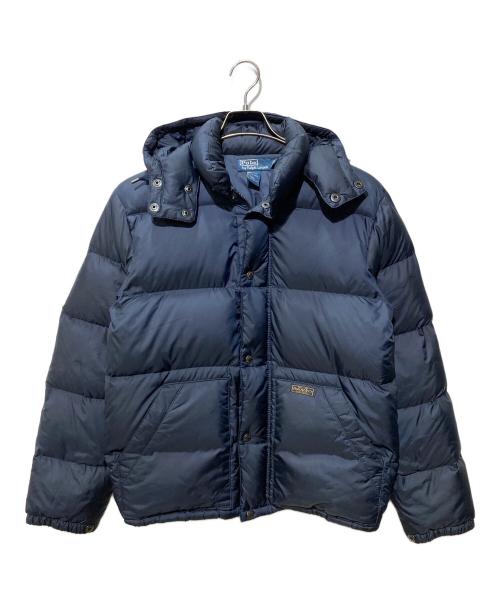 POLO RALPH LAUREN（ポロ・ラルフローレン）POLO RALPH LAUREN (ポロ・ラルフローレン) ディタッチャブルフーデッドダウンジャケット ネイビー サイズ:Sの古着・服飾アイテム