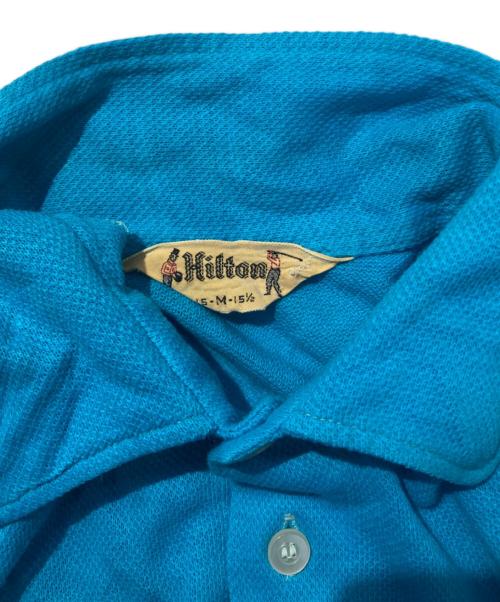 Hilton（ヒルトン）Hilton (ヒルトン) ボーリングシャツ スカイブルー サイズ:Mの古着・服飾アイテム