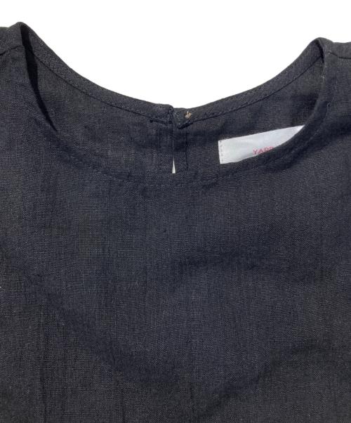 YARRA（ヤラ）YARRA (ヤラ) ami (アミ) 切替リネンワンピース ブラック サイズ:FREEの古着・服飾アイテム