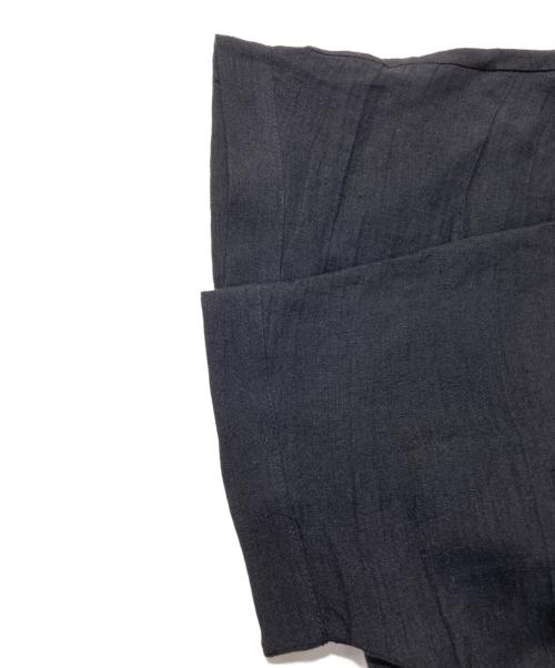 YARRA（ヤラ）YARRA (ヤラ) ami (アミ) 切替リネンワンピース ブラック サイズ:FREEの古着・服飾アイテム