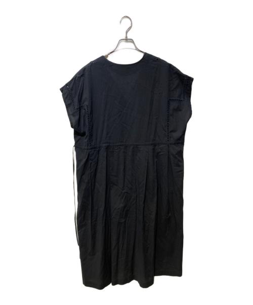 doux bleu（ドゥーブルー）doux bleu (ドゥーブルー) ノースリーブワンピース ブラック サイズ:FREEの古着・服飾アイテム