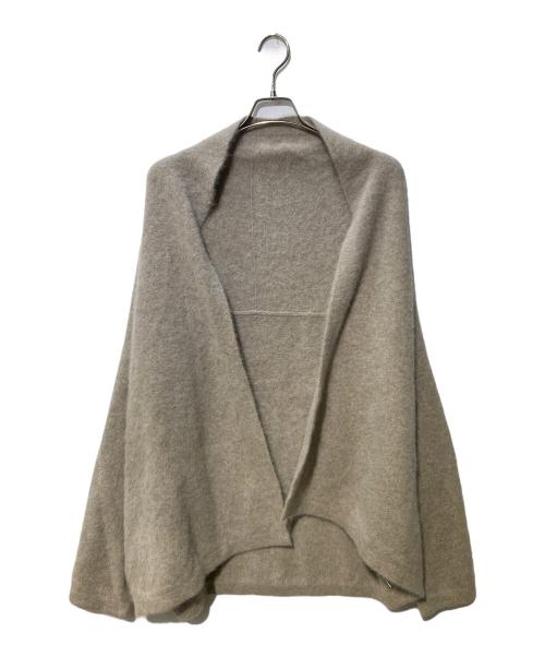 CADUNE（カデュネ）CADUNE (カデュネ) ヤクウールカーディガン ブラウン サイズ:SIZE 38の古着・服飾アイテム