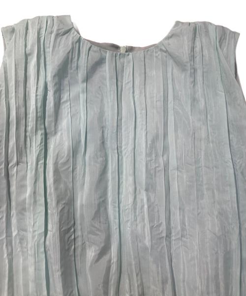 LAUTRE AMONT（ロートレアモン）LAUTRE AMONT (ロートレアモン) リンクルリッドブラウス グリーン サイズ:38の古着・服飾アイテム