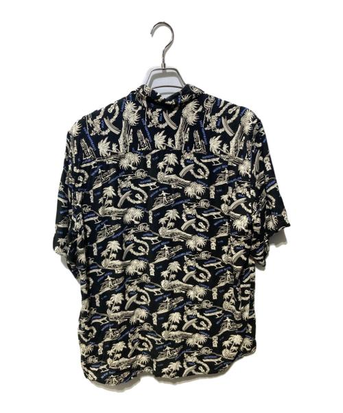 reyn spooner（レイン スプナー）reyn spooner (レイン スプナー) WAIKIKI BEACH アロハシャツ ブラック サイズ:Lの古着・服飾アイテム