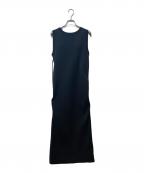Mエム）の古着「SLEEVELESS KNIT DRESS」｜ブラック
