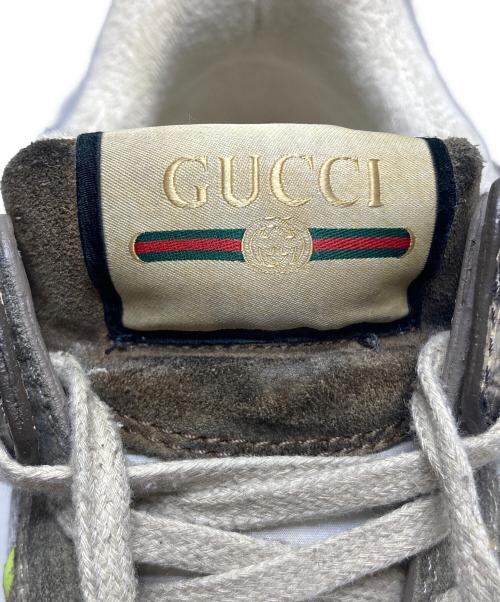 GUCCI（グッチ）GUCCI (グッチ) スニーカー ブラウン サイズ:SIZE 8の古着・服飾アイテム