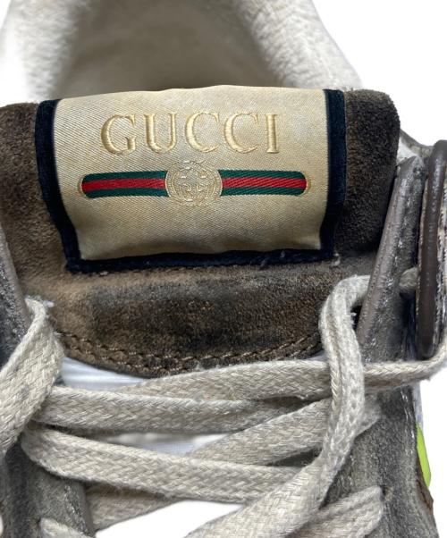 GUCCI（グッチ）GUCCI (グッチ) スニーカー ブラウン サイズ:SIZE 8の古着・服飾アイテム