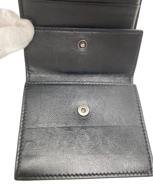 BALENCIAGA（バレンシアガ）BALENCIAGA (バレンシアガ) Hourglass Compact Wallet シルバーの古着・服飾アイテム