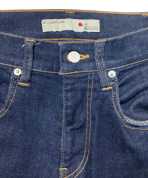BLUE SAKURA（ブルーサクラ）BLUE SAKURA (ブルーサクラ) デニムカーゴスリムパンツ インディゴ サイズ:Ⅿの古着・服飾アイテム