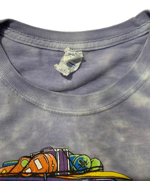 M&O（エムアンドオー）M&O (エムアンドオー) Gov't Mule By A Thread 2010 Fall Tour Band Tee パープル サイズ:ＸＸＬの古着・服飾アイテム