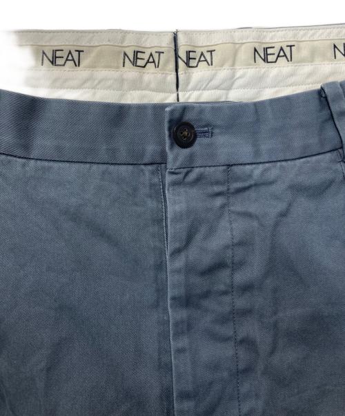 NEAT（ニート）NEAT (ニート) CHINO　タックパンツ ネイビー サイズ:48の古着・服飾アイテム