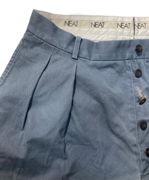 NEAT（ニート）NEAT (ニート) CHINO　タックパンツ ネイビー サイズ:48の古着・服飾アイテム