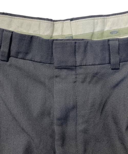 teflon（テフロン）teflon (テフロン) ウール混タックパンツ グレー サイズ:29の古着・服飾アイテム