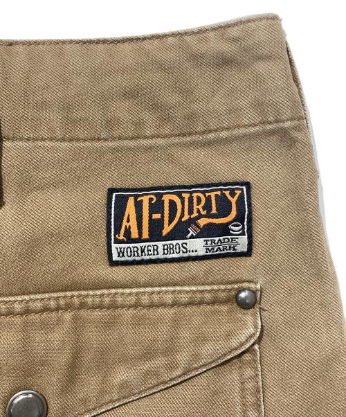 AT-DIRTY（アットダーティ）AT-DIRTY (アットダーティ) ジョッパーズパンツ ブラウン サイズ:Ⅼの古着・服飾アイテム