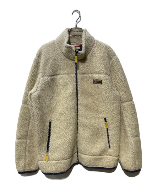 L.L.Bean（エルエルビーン）L.L.Bean (エルエルビーン) ボアフリースジャケット ベージュ サイズ:Lの古着・服飾アイテム