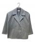 ZARA（ザラ）の古着「ダブルブレストミドルジャケット」｜グレー