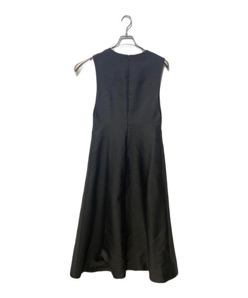ADORE（アドーア）ADORE (アドーア) シルクウールツイルワンピース ブラック サイズ:SIZE38の古着・服飾アイテム