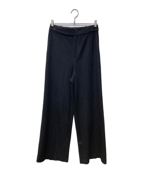 ADORE（アドーア）ADORE (アドーア) ウールスムースワイドパンツ ブラック サイズ:SIZE38の古着・服飾アイテム