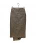 ISSEY MIYAKE (イッセイミヤケ) リネン混スカート ベージュ サイズ:9：10000円