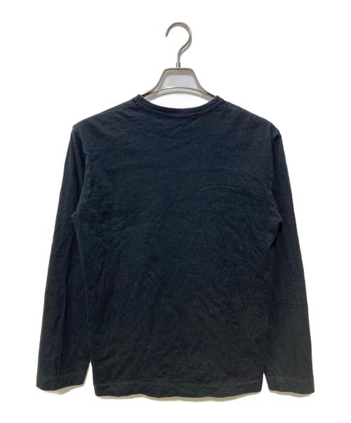 PLAY COMME des GARCONS（プレイコムデギャルソン）PLAY COMME des GARCONS (プレイコムデギャルソン) Long Sleeve T-Shirt With Black Emblem ブラック サイズ:Mの古着・服飾アイテム