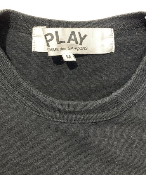 PLAY COMME des GARCONS（プレイコムデギャルソン）PLAY COMME des GARCONS (プレイコムデギャルソン) Long Sleeve T-Shirt With Black Emblem ブラック サイズ:Mの古着・服飾アイテム