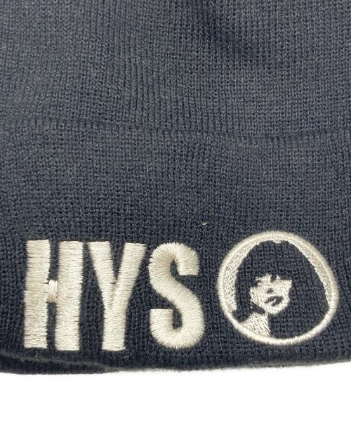 Hysteric Glamour（ヒステリックグラマー）Hysteric Glamour (ヒステリックグラマー) 刺繍ニット帽 ブラック サイズ:FREEの古着・服飾アイテム