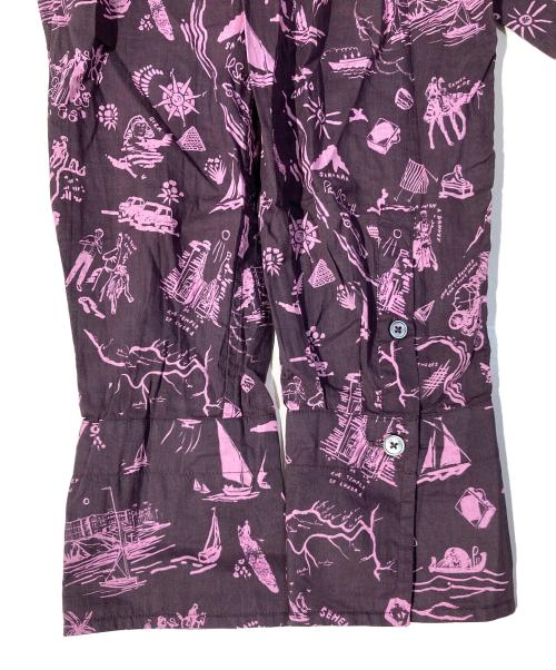 PAUL SMITH（ポールスミス）PAUL SMITH (ポールスミス) Travel Storiesプリントシャツ ピンク サイズ:SIZE42の古着・服飾アイテム