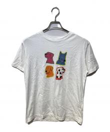 PAUL SMITH（ポールスミス）の古着「POP DOGSプリントTシャツ」｜ホワイト