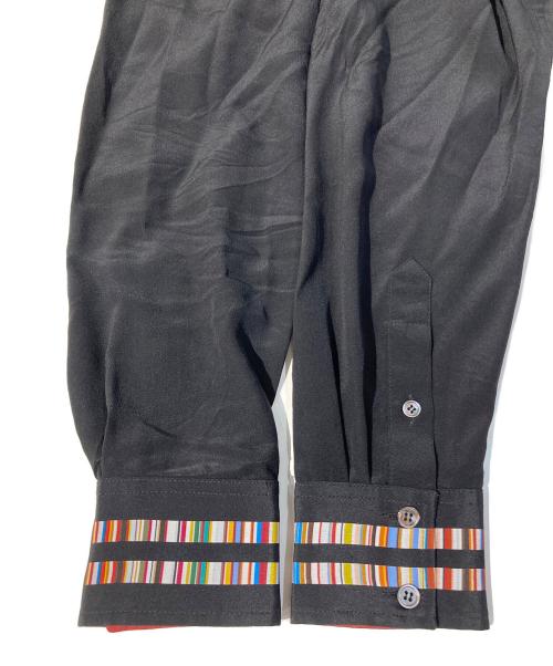PAUL SMITH（ポールスミス）PAUL SMITH (ポールスミス) シルクシャツ ブラック サイズ:SIZE40の古着・服飾アイテム