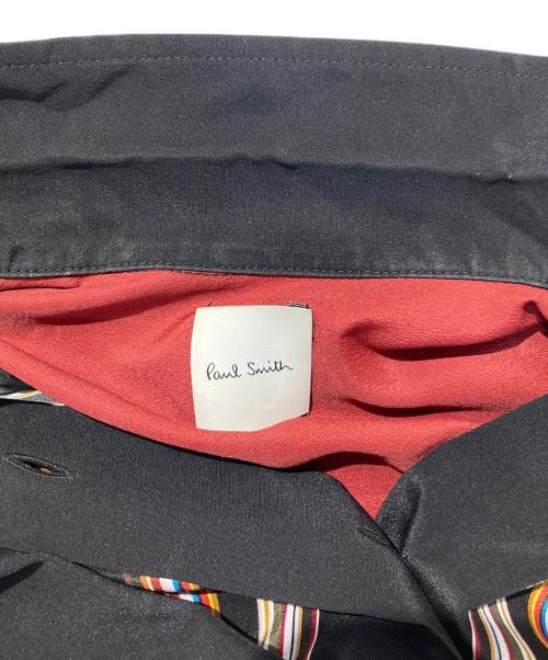 PAUL SMITH（ポールスミス）PAUL SMITH (ポールスミス) シルクシャツ ブラック サイズ:SIZE40の古着・服飾アイテム