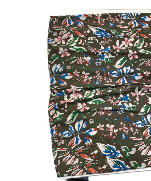 PAUL SMITH（ポールスミス）PAUL SMITH (ポールスミス) Number Floralプリントワイドパンツ オリーブ サイズ:SIZE40の古着・服飾アイテム