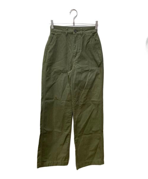 Patagonia（パタゴニア）Patagonia (パタゴニア) W’s Point Reyes Canvas Wide Leg Pants カーキ サイズ:SIZE0の古着・服飾アイテム